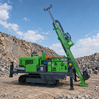 Foreuse de carottage portable à moteur diesel, 1000 m de profondeur, avec système entièrement hydraulique pour un forage rapide de minerai