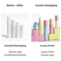 Botella de Spray Portátil Cuadrada de Plástico Personalizada de 30ml 60ml a Prueba de Fugas para Perfume, Hidratante, Cuidado Facial, del Cuero Cabelludo y Belleza