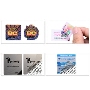 Personalizzato Anti-contraffazione scatola adesivo UV inchiostro materiale per animali domestici Die forma taglio <span class=keywords><strong>ologramma</strong></span> etichetta per il telefono cellulare di elettronica di consumo - Product Image 6
