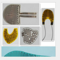 Ensemble de housse de couette flexible, plaque chauffante en silicone, coussin chauffant pour imprimante 3D, lit chauffant x 400mm 24V 110V