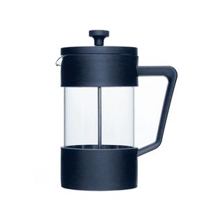 Großhandel Kaffee presse Französisch tragbar mit Filter Boro silikat glas French Press Kaffeekanne