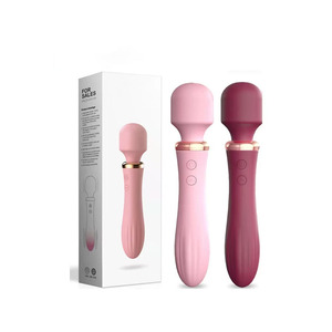 Vibromasseur en silicone à double tête Love Goddess Wand II AV rechargeable, <span class=keywords><strong>chauffant</strong></span>, à fréquence variable, pour femmes, jouet sexuel pour adultes - Product Image 1