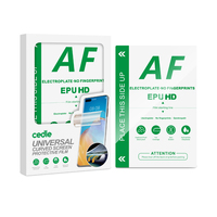 Film hydrogel AF EPU 0,18 mm pour machine de découpe, réparation automobile, anti-traces de doigts, HD transparent, protection d'écran 4 couches, 120x180 mm