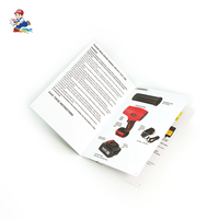 Impression numérique offset OEM de brochures agrafées, manuels de produits, livrets de spécifications avec marquage à chaud