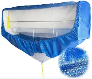 PVC coated tarpaulin to make air conditioin cover Waterproof anti-flame, anti-mildew anti-UV Fabric, Tear-Resistant, Windproof