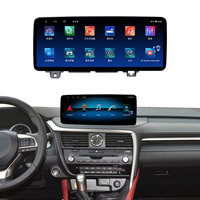 Aijia 12.3 pouces – Cadre d'intégration Android pour autoradio, lecteur DVD et système audio de voiture pour LEXUS RX 2016-2019