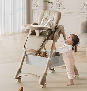 Sedia a sdraio pieghevole seggiolone per bambini sedia per capelli altezza regolabile con ruote cestello opzionale - Product Image 6