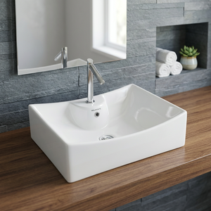 Lavabo de table en céramique Sanitaire Nouveau Rossa Designer pour usage hôtelier Meilleur prix d'Inde - Product Image 5