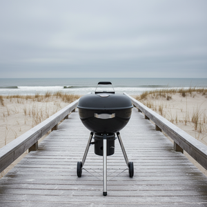 18Inch <strong>Kettle</strong> Outdoor <strong>Barbeque</strong> Grill Charcoal BBQ Grill with Cooking Grid Ideal for Backyard Patio Camping Durable Stable - Product Image 1