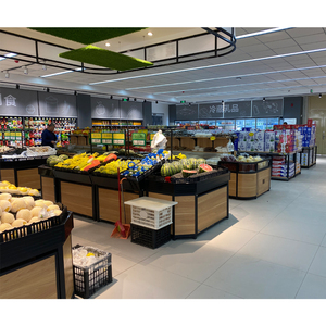 Supermercato frutta e verdura scaffale shopping frutta display stand - Product Image 6