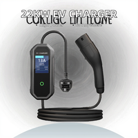 Nouveau chargeur EV portable de Type 2 pour voitures 7KW Puissance de sortie 16A avec prise CEE et station de charge d'interface Type 1/Type 2