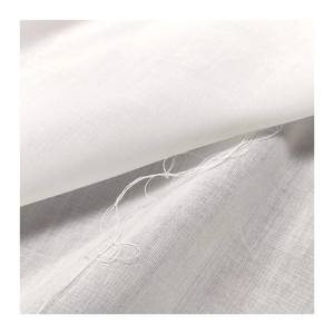Vente en gros de <span class=keywords><strong>mousseline</strong></span> 100 coton popeline transparente tissu uni <span class=keywords><strong>pour</strong></span> chemise longue Voile blanchi poche doublure tissu 90*88 blanc - Product Image 4