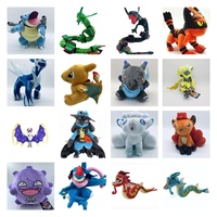 Vente en gros de jouets en peluche Pokémon de haute qualité, populaires, animaux en peluche d'anime Pokémon