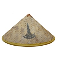 Chapeau de pluie en bambou tissé pour adultes Chapeau de paille style canotier Papier uni Herbe naturelle Protection solaire extérieure Pêche Accessoire de danse