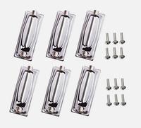 Accessoires d'instruments de musique de qualité supérieure en alliage de zinc argenté 7/32'' pour caisse claire et grosse caisse, attaches de batterie, emballage standard TW