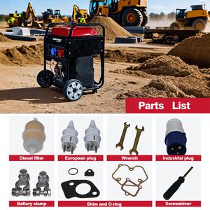 מחולל דיזל 8kw צילינדר יחיד ארבע שבץ אנכי הזרקת ישירה - Product Image 5