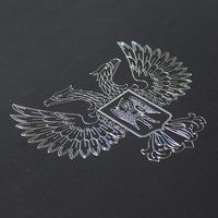 Autocollant de transfert de métal de Machine d'étiquette de Logo de nickel mat coloré et brillant en relief personnalisé
