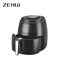 Penggorengan dalam Digital dapur rumah tangga, 5L/9.0L panci ganda 1800W desain gaya baru kurang minyak tampilan LCD 1 tahun garansi