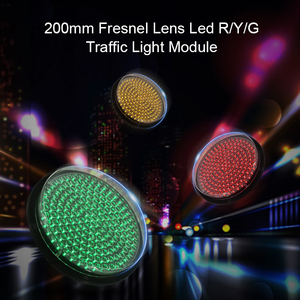 Inti Lampu Panah Lalu Lintas Merah Kuning Hijau 300mm Dengan Lensa Fresnel - Product Image 2