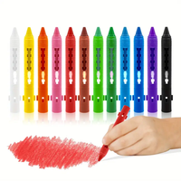Bad Buntstifte Fenster Badewanne Buntstifte Wasch bar Leicht zu reinigen Bunte Marker Spielzeug Dusch stifte Bad farbe für Kleinkinder Kinder