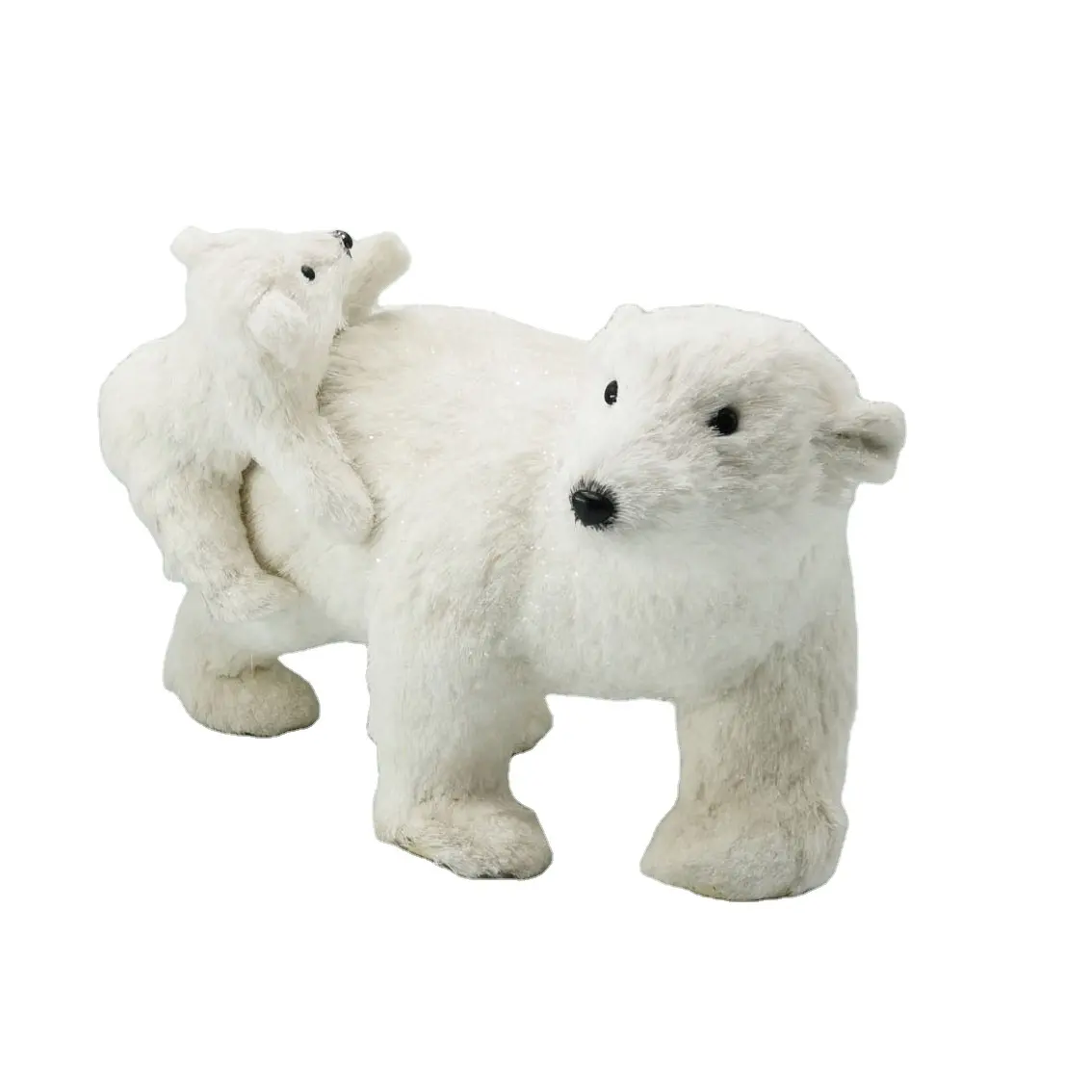 Custom Hot Sale Festival Decoration Lifelike Christmas Ornaments Artificial Polar Bear