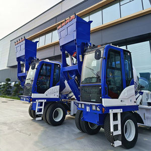 Mezclador de hormigón de carga automática de 4m3, máquina mezcladora de hormigón para vehículos, precio de mezclador de hormigón de carga automática en Filipinas - Product Image 1