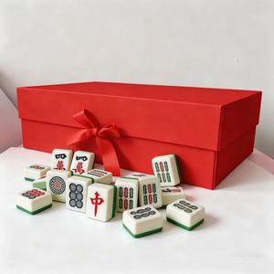 Caja de Mahjong Rígida, Reciclable, de Lujo y Versátil, con Cierre Magnético, Papel Artístico Estampado Personalizado para Regalos y Manualidades, Venta al Por Mayor - Product Image 1