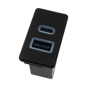 Usb Type C Fast Charger 12 V For Nissan Y60 Y61 With Ambient Light Ring - Product Image 4