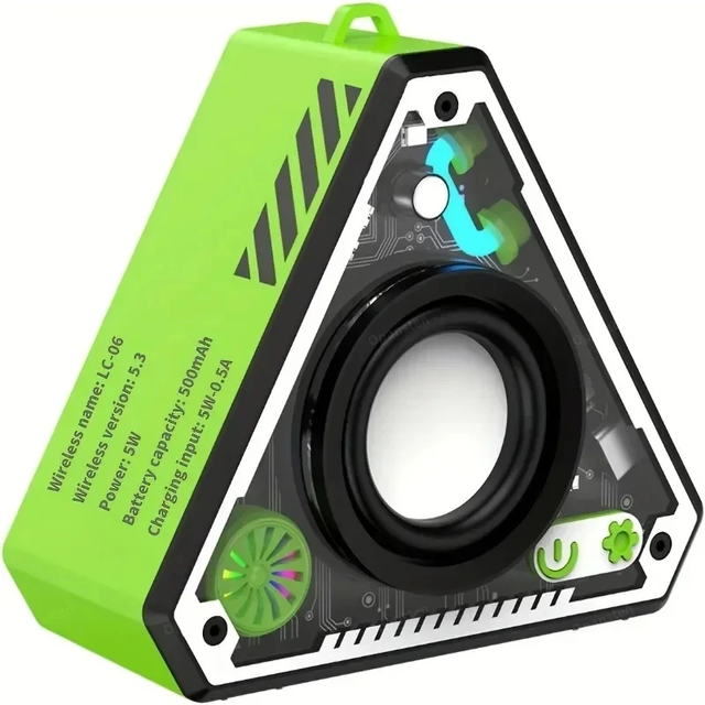 Portable TWS BT Speaker Audio Subwoofer Mini Wireless Portable Speaker HiFi Music Surrounding Sound Outdoor Loudspeaker