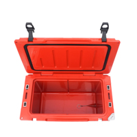 Glacière isotherme rotomoulée portable grande capacité 50L pour aliments et boissons, idéale camping, pêche, extérieur, usage intensif