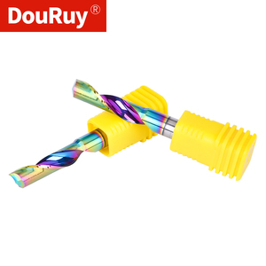 <span class=keywords><strong>Fresa</strong></span> a 1 tagliente in carburo solido DouRuy 2A <span class=keywords><strong>per</strong></span> <span class=keywords><strong>alluminio</strong></span>, utensile da taglio <span class=keywords><strong>per</strong></span> lamiera di <span class=keywords><strong>alluminio</strong></span> con rivestimento DLC - Product Image 1