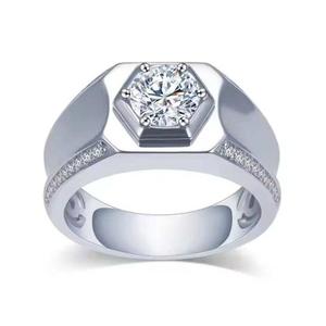 925 Sterling Silver Moissanite <b>Diamond</b> <b>Ring</b> Lab Grown <b>Diamond</b> Engagement Wedding Jewelry - Product Image 6
