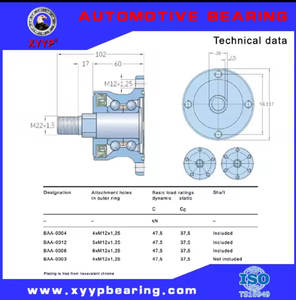ลูกปืนดุมเกษตร BAA-0004 การไถพรวน ดิสก์แบริ่งเพลาคราดสําหรับมาชิโอกัสปาร์โด้, ฟาร์เม็ท, สตอลเทค, ราเบ, มาดารา, เบดนาร์ - Product Image 4
