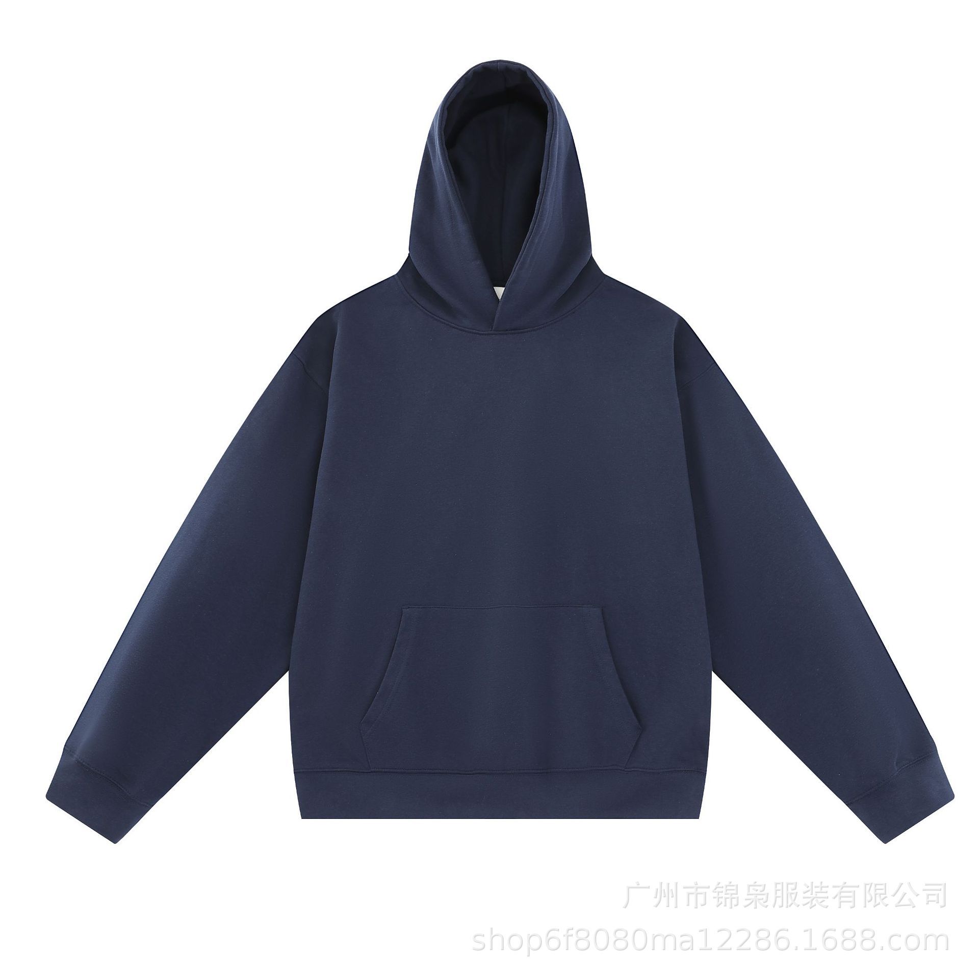 À capuche - bleu marine