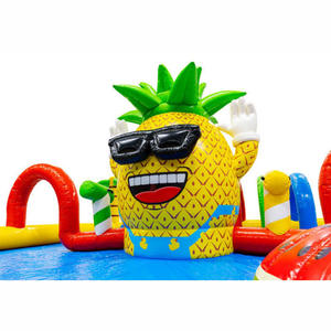 Parque Acuático Inflable Comercial con Juegos Deportivos para Parques de Diversiones, Colección Inflable de Piña Hawaiana - Product Image 1