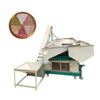 Machine de nettoyage de grains multifonctionnelle Machine de nettoyage de grains de blé Nettoyeur de tamis d'air fin Séparateur de table par gravité
