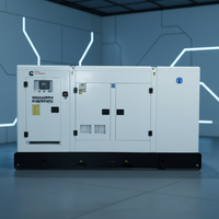Generatore Diesel Industriale Silenzioso ad Alta Potenza 20KW 50kW 120kW Raffreddato ad Aria/Acqua con Protezione da Sovraccarico