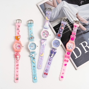 <span class=keywords><strong>Montre</strong></span> à quartz Kuromi pour enfants, mignonne et stylée, en silicone, vente directe d'usine, <span class=keywords><strong>montre</strong></span> Sanrio pour enfants - Product Image 2