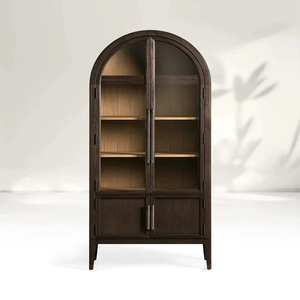 RH phong cách Mỹ rắn gỗ cong tủ sách, cao cấp sang trọng tủ trưng bày tủ trưng bày tủ trưng bày - Product Image 2