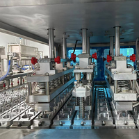 Machine automatique de remplissage et de scellage de gobelets pour sauce cacahuète, machine de remplissage de gobelets pour sauce dips, machine d'emballage de gobelets pour sauce ketchup