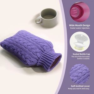 Bolsa de Agua Caliente Tejida de Alta Calidad, Bolsa de Agua Caliente y Fría de 2L, Calentador de Manos para Aliviar los Cólicos Menstruales - Product Image 1