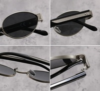 Lunettes de soleil ovales à monture intégrale UV400 de marque de créateurs pour enfants MOSI, de haute qualité, personnalisées, unisexes, rétro