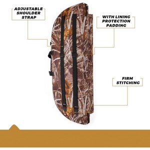 Estuche de camuflaje Mydays para arco, tela Oxford 600D, bolsa de almacenamiento impermeable para caza y uso al aire libre - Product Image 3