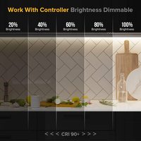 Rétro-éclairage à intensité variable personnalisable de haute qualité 24v 12v Cob Led Strip Light
