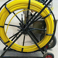 11mm 14mm 16mm FRP fibre de verre Conduit Rodder serpent câble tirant avec service de pliage