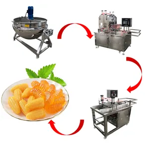 Small hard candy making forming machine soft sweets candy maker machine price on sale