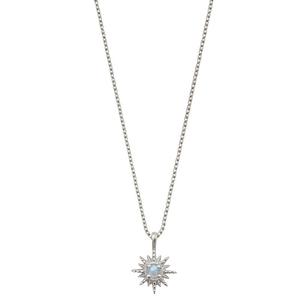 Inspire Jewelry Factory Venta al por mayor Collar de joyería de oro para mujer <span class=keywords><strong>Starburst</strong></span> Moonstone Collar Venta caliente Collar de moda - Product Image 3