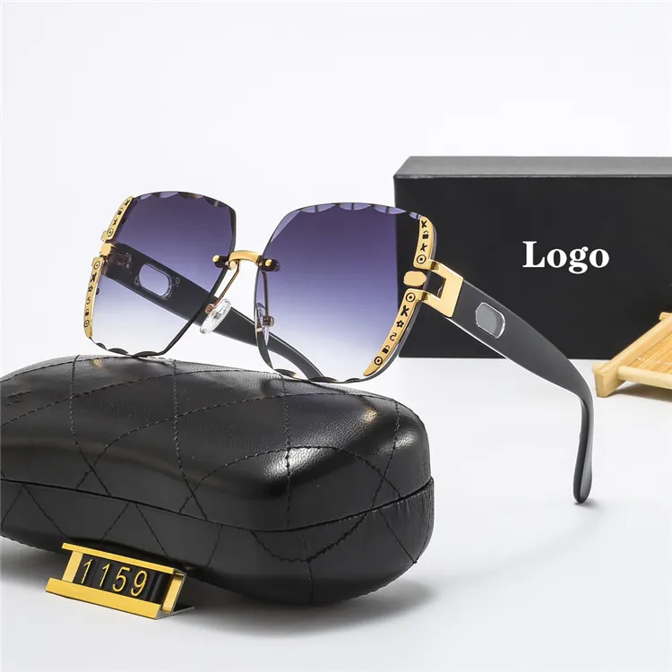 2022 Fashion High Quality Luxury Sunglasses Famous Brands Square Gradient Sun Shades Glasses for Women UV400