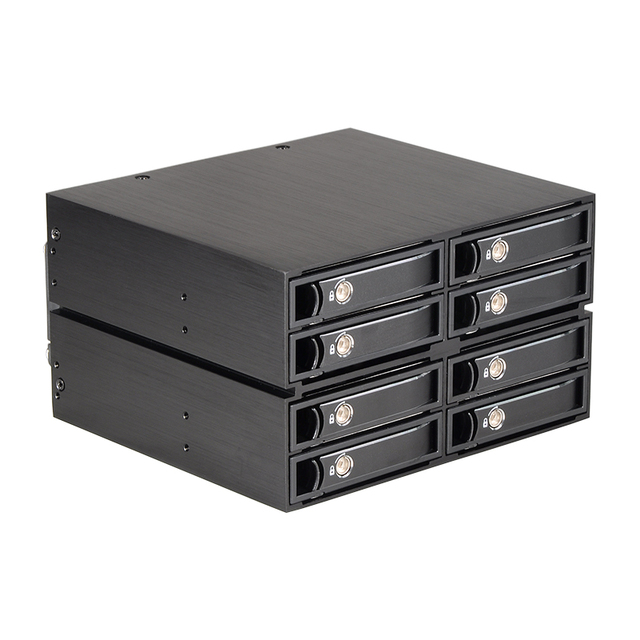 8-Bay 2.5" Hot-Swap Backplane | Server-Grade Aluminum Chassis | High-Density Storage | in Stock & Ready to Ship