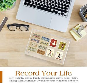 Cadre <span class=keywords><strong>photo</strong></span> magnétique horizontal double face 4x6, cadre transparent sans bordure, présentoir de bureau autoportant, cadre <span class=keywords><strong>photo</strong></span> magnétique en acrylique - Product Image 4
